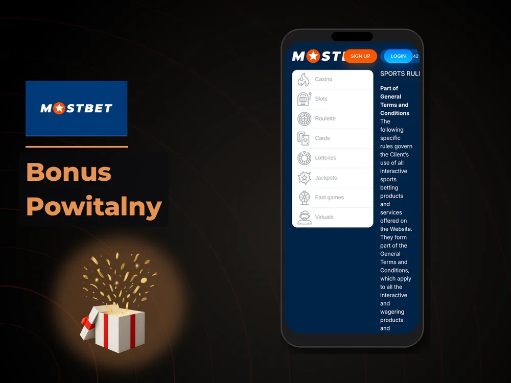 Mostbet - Bonus Powitalny