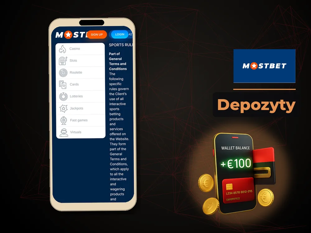 Mostbet - Depozyty