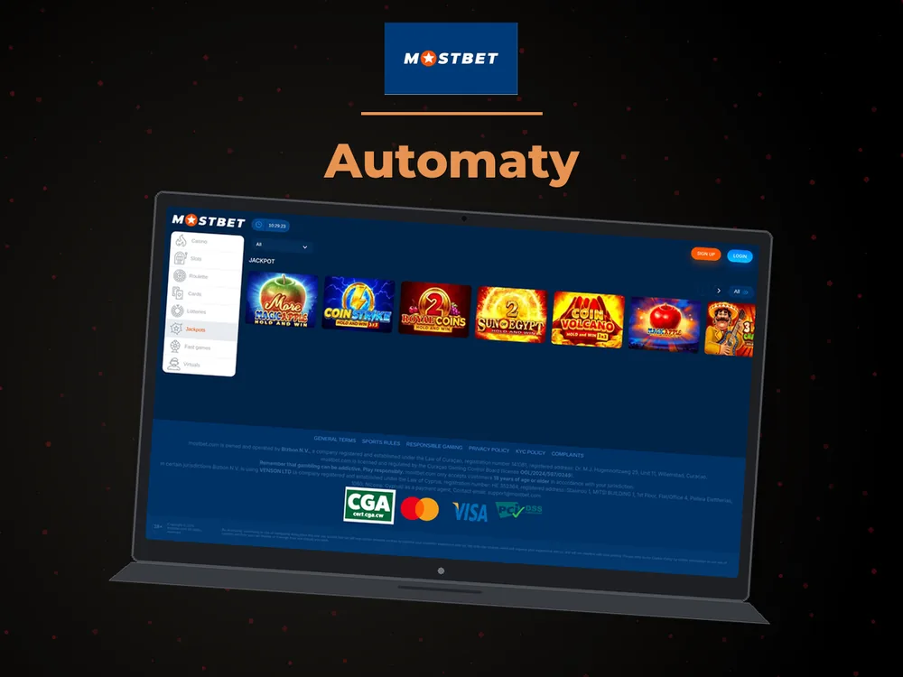 Mostbet - Automaty