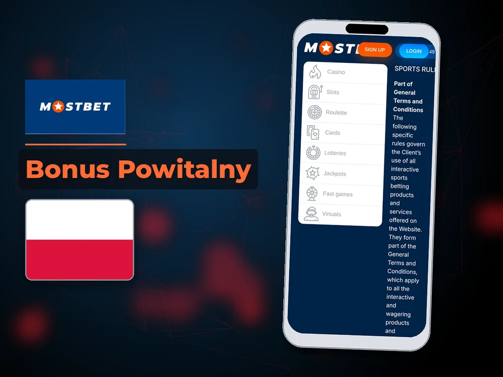 Mostbet - Bonus Powitalny