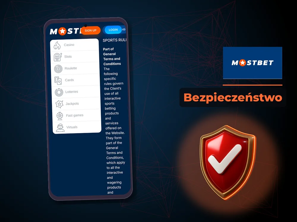 Mostbet - Bezpieczeństwo