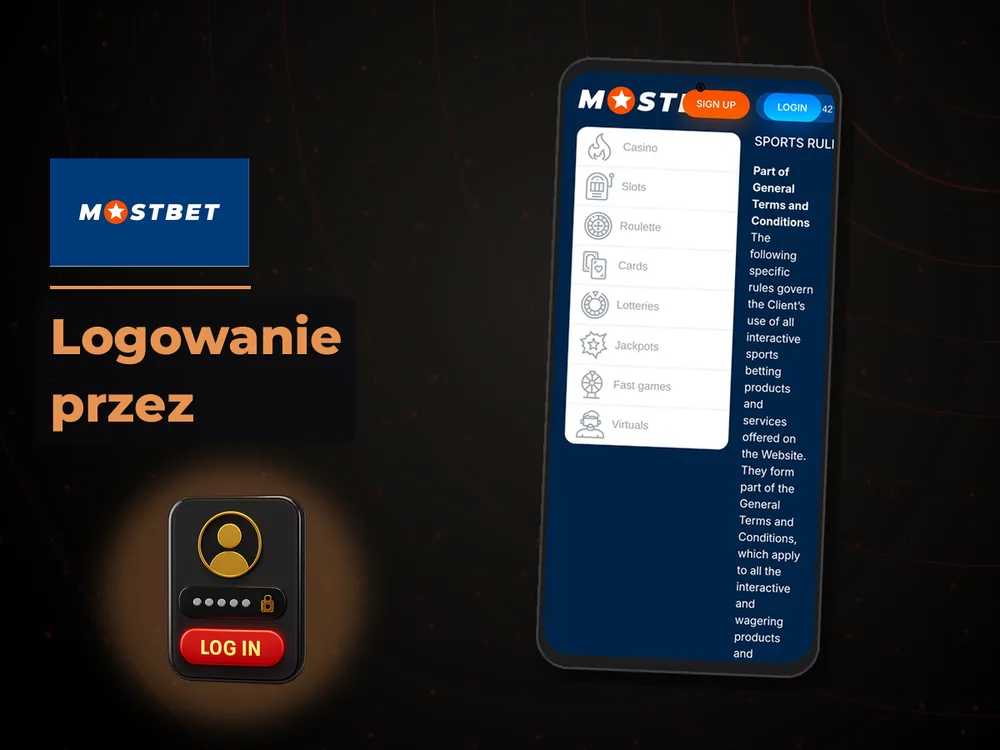 Mostbet - Logowanie przez