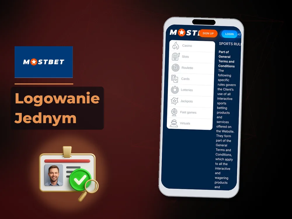 Mostbet - Logowanie Jednym