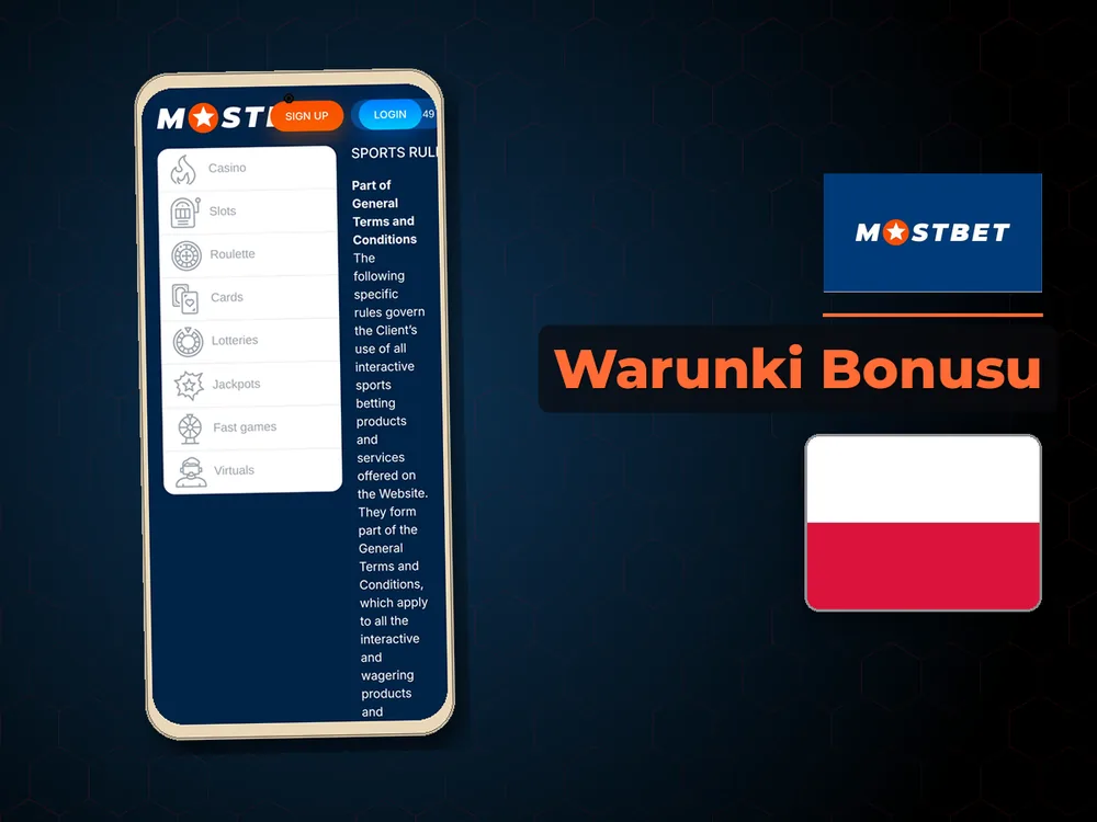 Mostbet - Warunki Bonusu