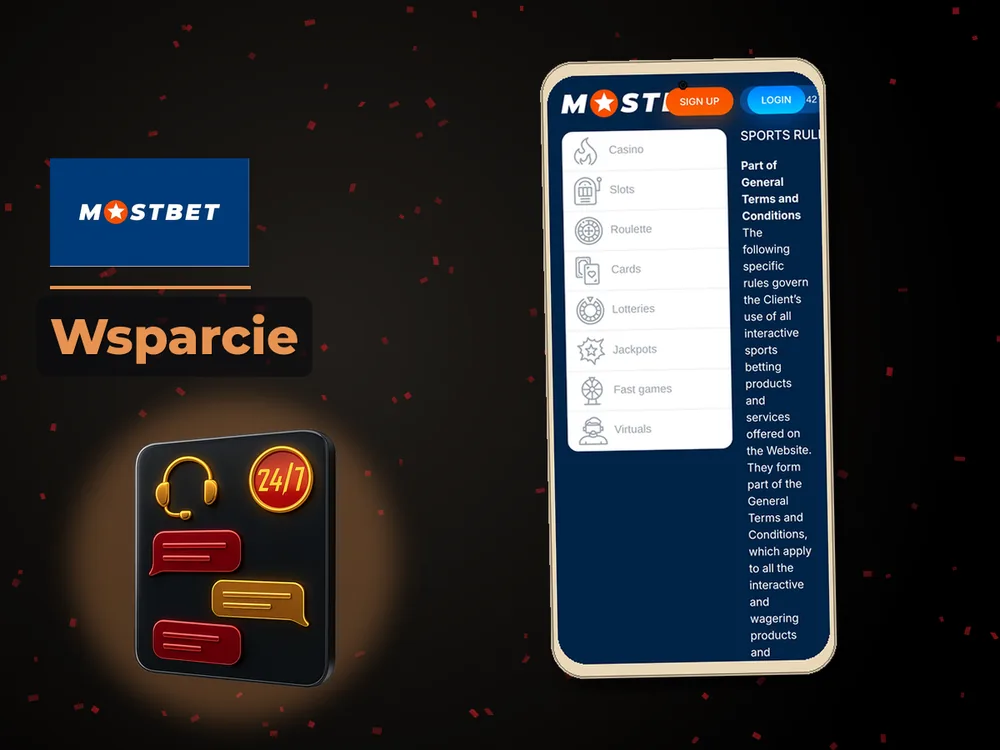 Mostbet - Wsparcie