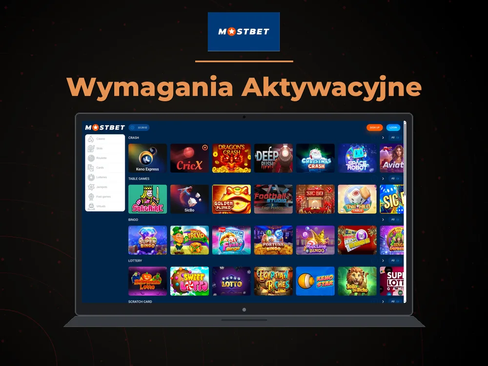Mostbet - Wymagania Aktywacyjne