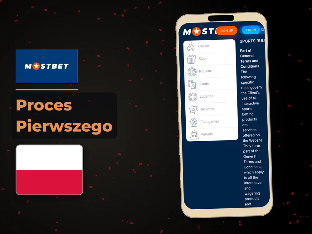 Mostbet - Proces Pierwszego