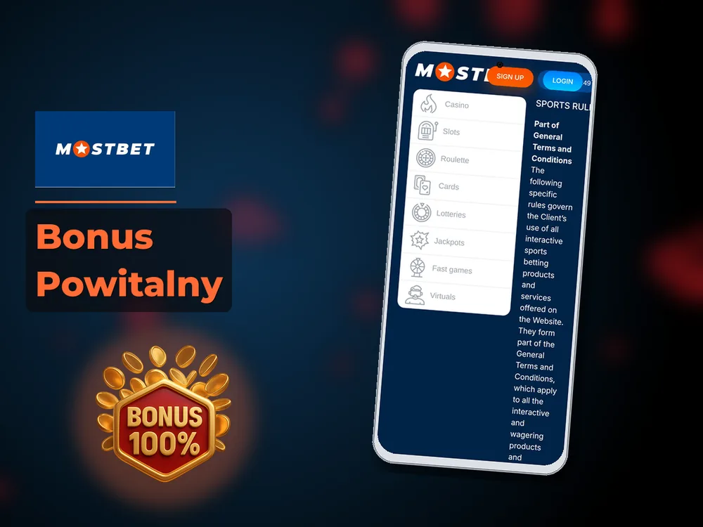 Mostbet - Bonus Powitalny