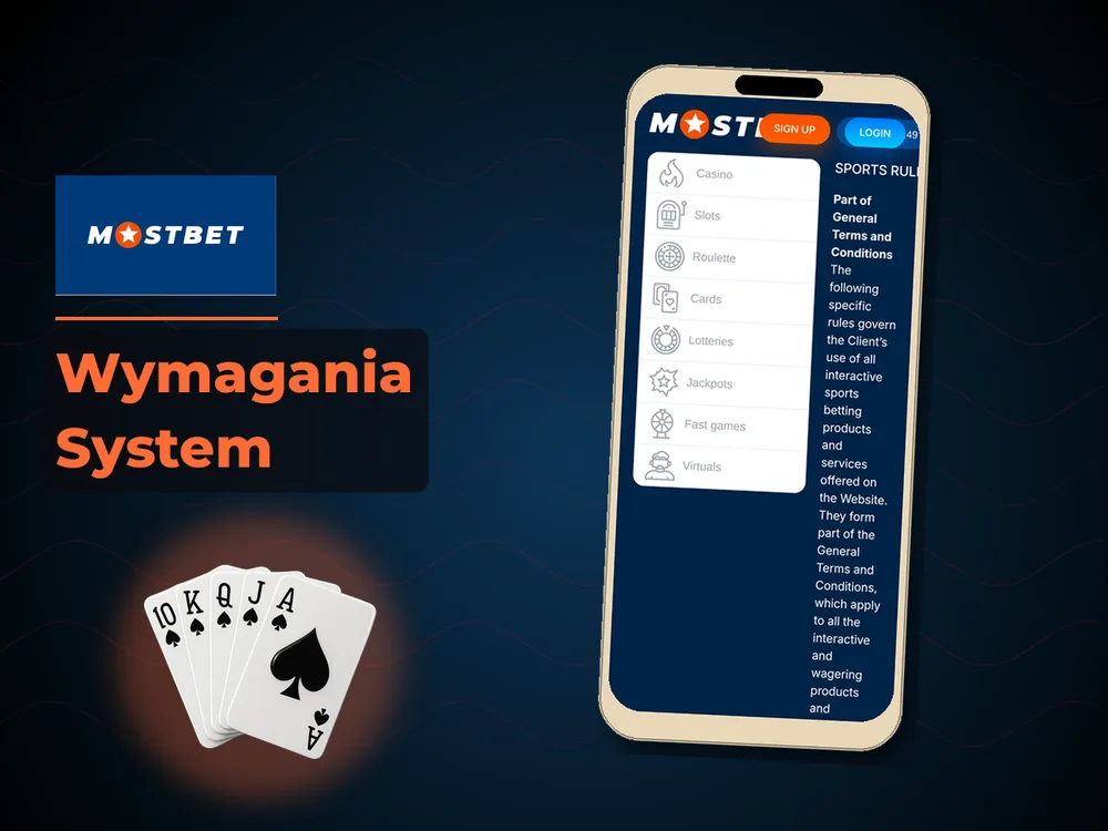 Mostbet - Wymagania System