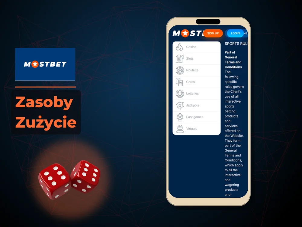 Mostbet - Zasoby Zużycie