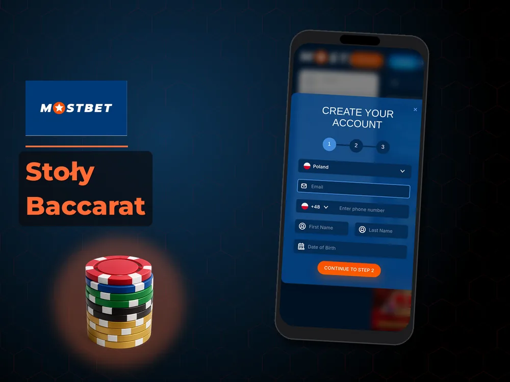 Mostbet - Stoły Baccarat