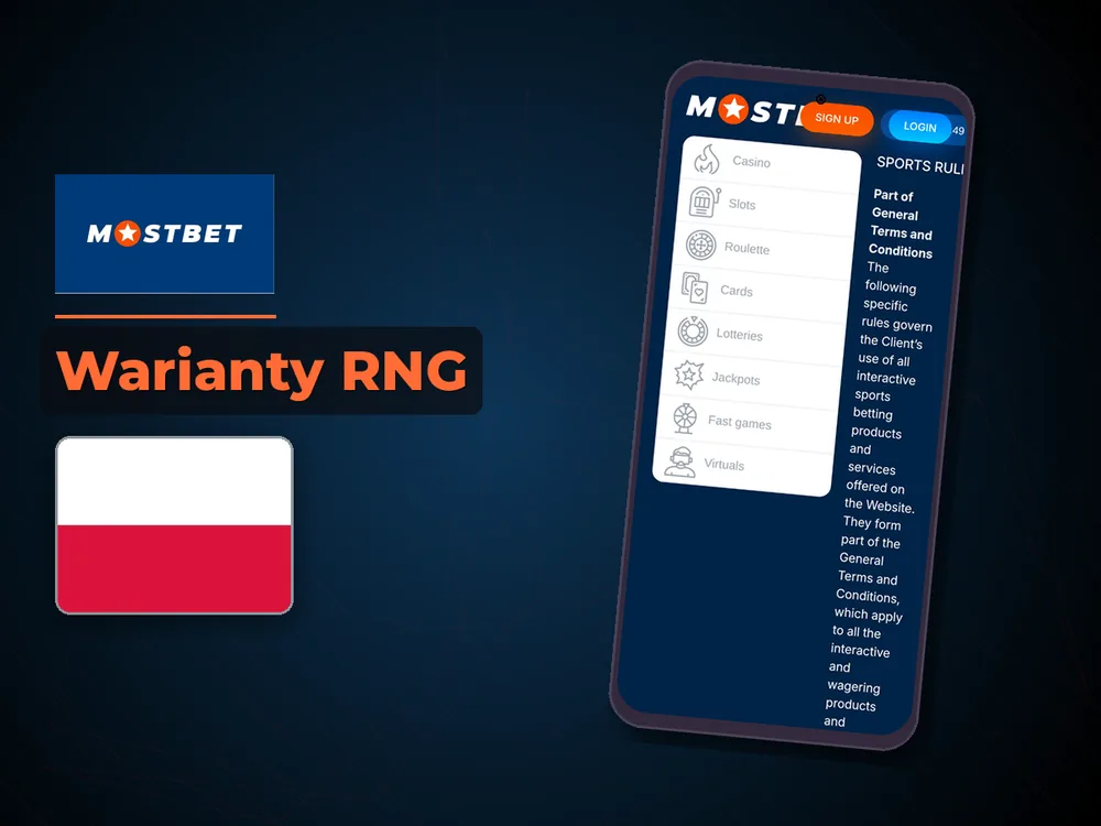 Mostbet - Warianty RNG