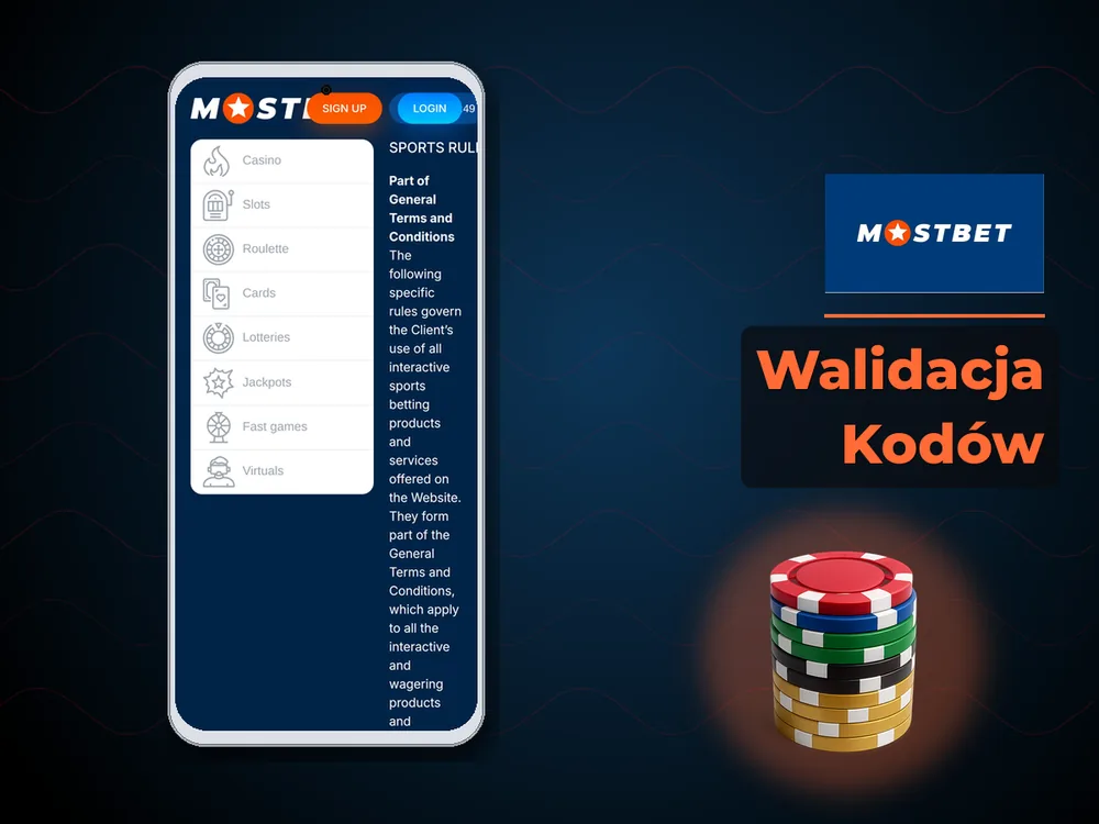 Mostbet - Walidacja Kodów