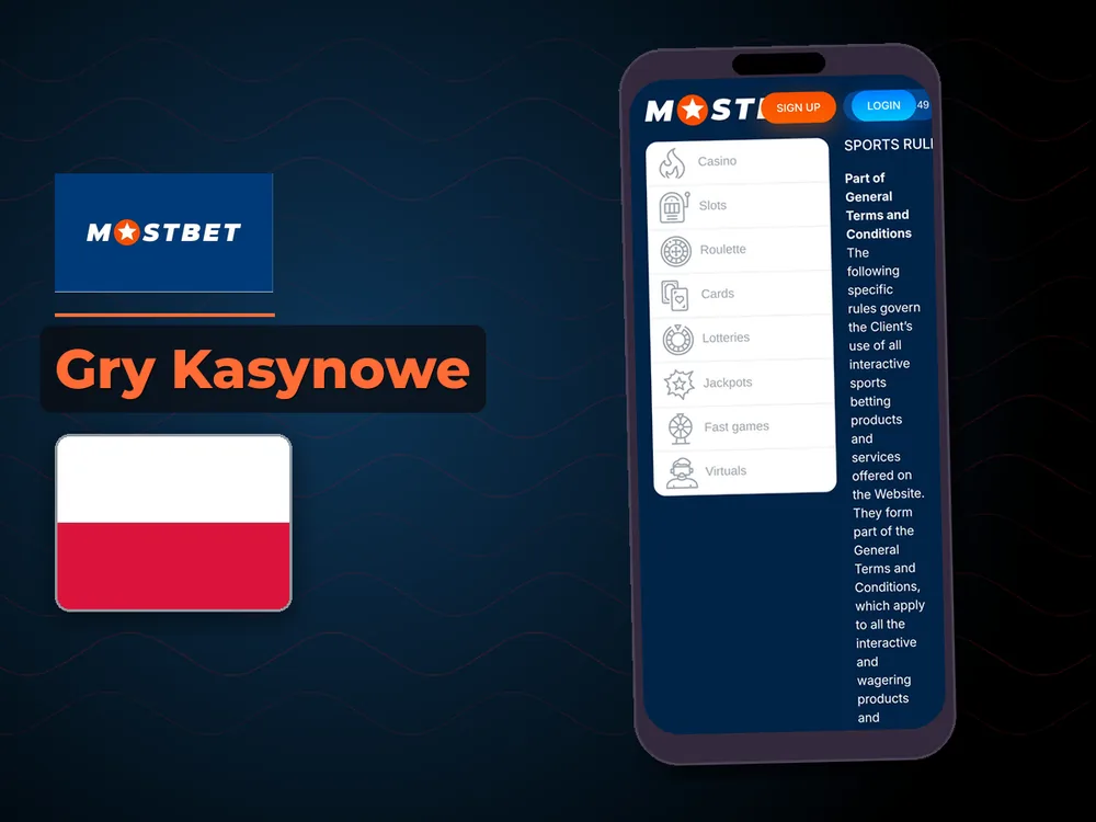 Mostbet - Gry Kasynowe